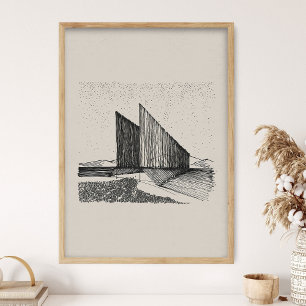 Affiche Exodus Print, Séparation de la mer Rouge, Histoire