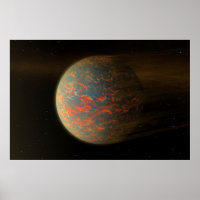 Exoplanet 55 Cancri E Et Sa Surface Moulée