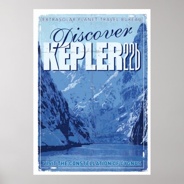 Affiche Exoplanet Travel KEPLER 22b (Devant)
