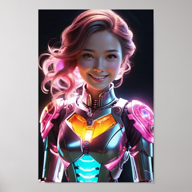 Affiche Exosquelette illuminé (Devant)