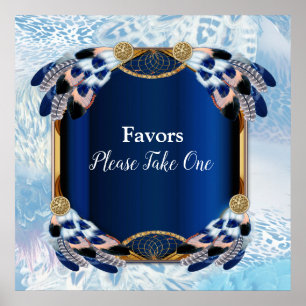 Affiche Exotic Blue Dream Catcher Mariage