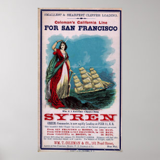 Affiche Expédié à la découpe - Syren
