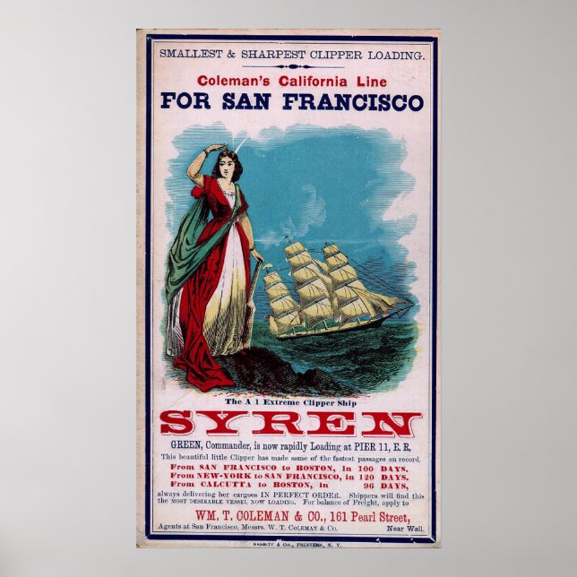 Affiche Expédié à la découpe - Syren (Devant)