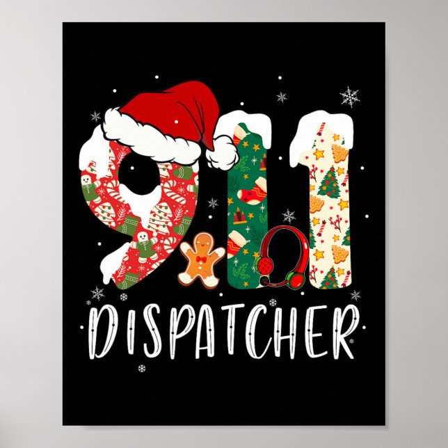 Affiche Expéditeur Noël 911 (Devant)