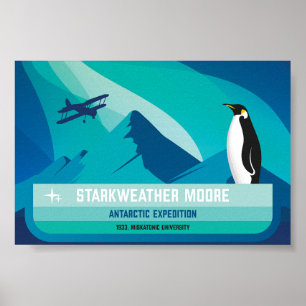 Affiche Expédition Antarctique Starkweather-Moore