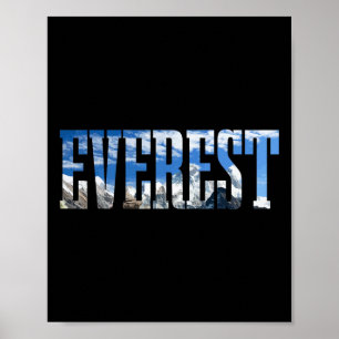 Affiche Expédition Mont Everest Mt Alpinistes