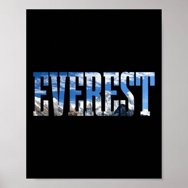 Affiche Expédition Mont Everest Mt Alpinistes  (Devant)