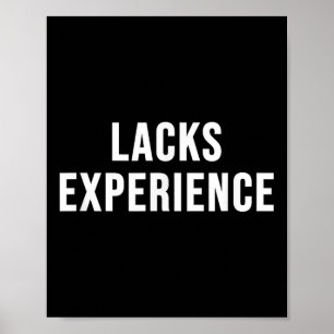 Affiche Expérience manquante