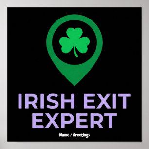 Affiche Expert de la sortie irlandaise Drôle de St Patrick
