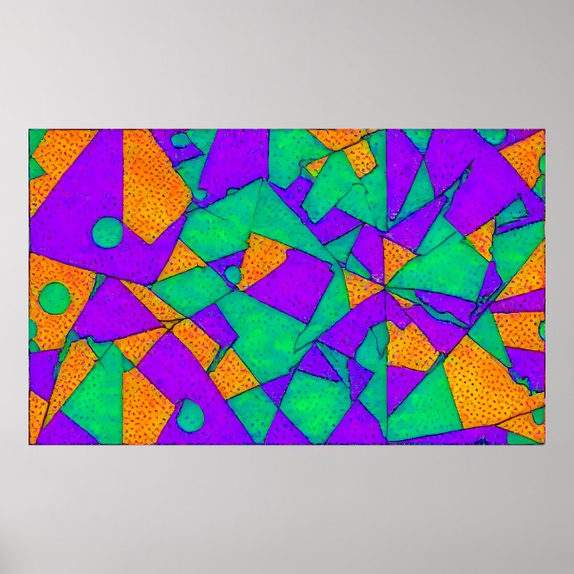 Affiche Exploité - Ken Gage Abstrait (Devant)