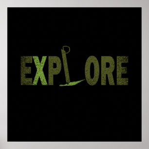 Affiche Explorateur de la nature sauvage