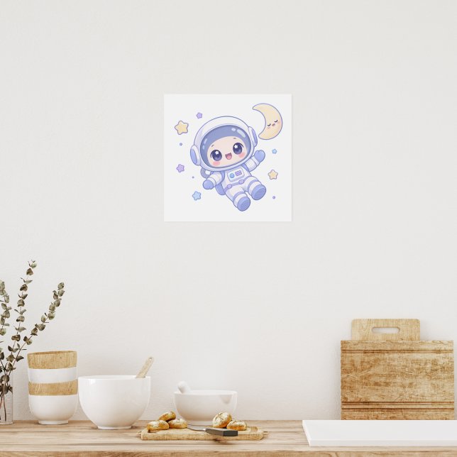 Affiche Explorateur de l'espace miniature (Cuisine)