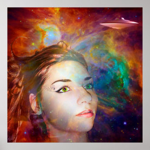 Affiche Explorateur d'espace