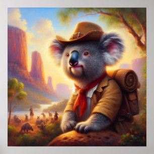 Affiche Explorateur Koala