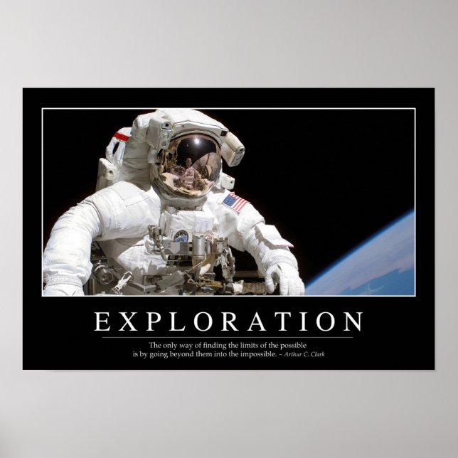 Affiche Exploration : Citation Inspirationnelle 2 (Devant)