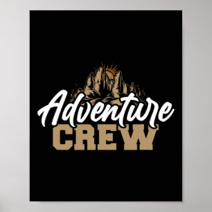 Affiche Exploration Extérieure Randonnée Aventure Amateurs