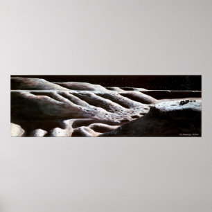 Affiche Exploration lunaire