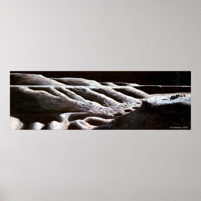 Affiche Exploration lunaire (Devant)