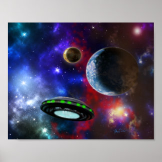 Affiche Exploration profonde (10x8)