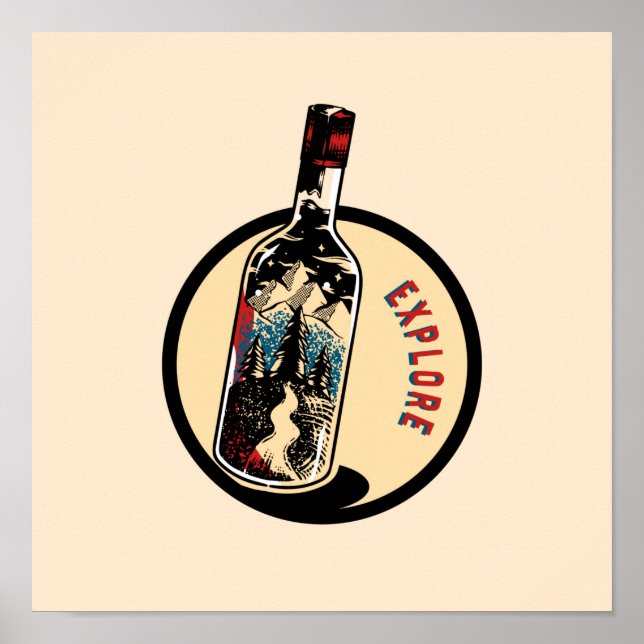 Affiche Explorer (Devant)