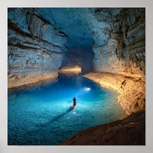 Affiche Explorer aventurier dans Grand Underground Cavern