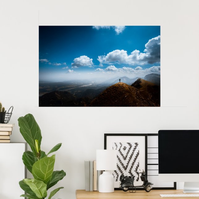 Affiche Explorer de nouveaux sommets (Bureau à domicile)