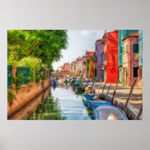 Affiche Explorer le charme vibrant de Burano