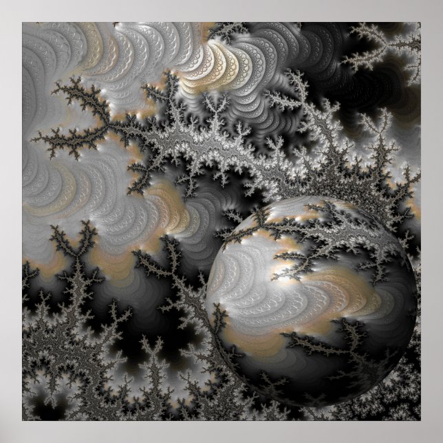 Affiche Explorer le domaine de Mandelbrot  (Devant)