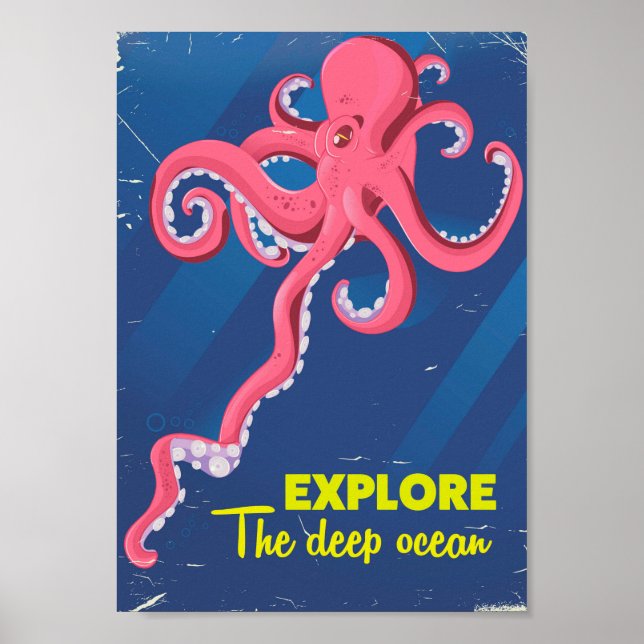 Affiche Explorer l'océan profond (Devant)