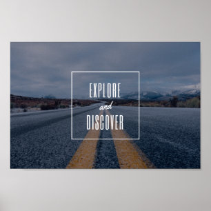 Affiche Explorez et découvrez