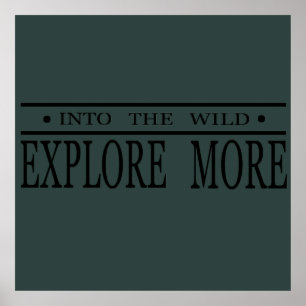 Affiche Explorez la randonnée sauvage