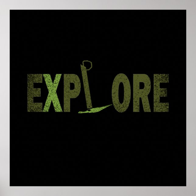 Affiche Explorez l'explorateur de nature sauvage (Devant)