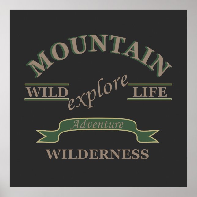 Affiche Explorez l'explorateur de nature sauvage (Devant)