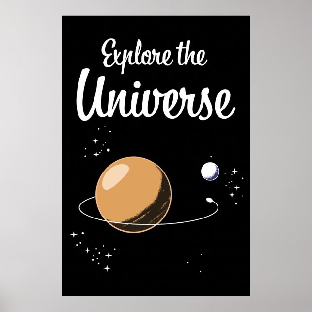 Affiche Explorez l'univers (Devant)