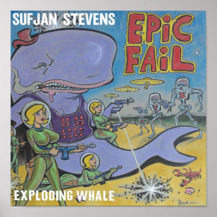 Affiche Explosion de baleines