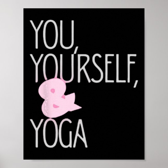 Affiche Explosion de Couleur et Amusement Yoga  (Devant)