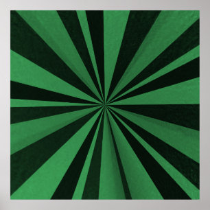 Affiche Explosion de couleur - Vert