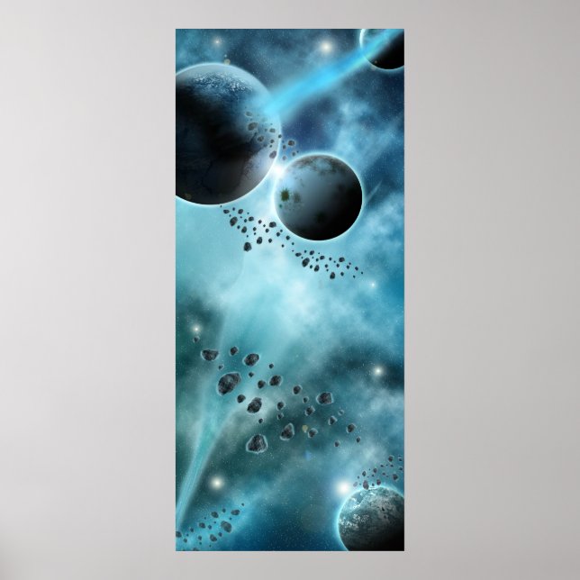 Affiche Explosion de galaxie (Devant)