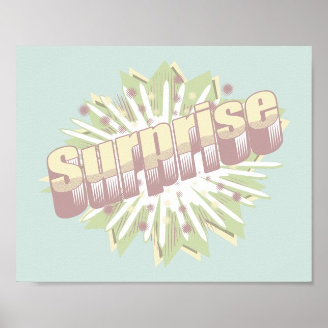 Affiche Explosion d'onomatopée surprise (Devant)