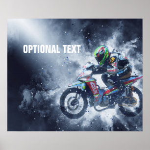 Affiche Explosions de folie de moto