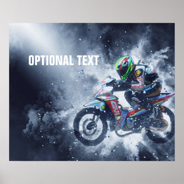 Affiche Explosions de folie moto (Devant)
