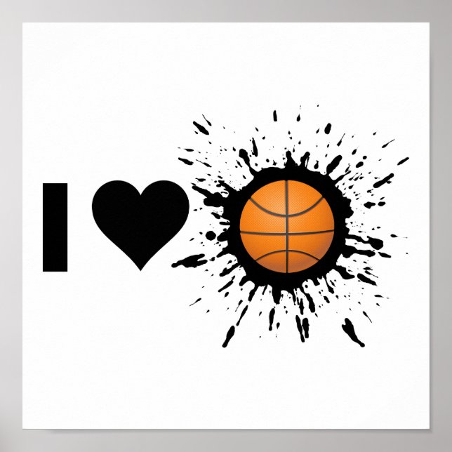 Affiche Explosive I Love Basketball (Devant)