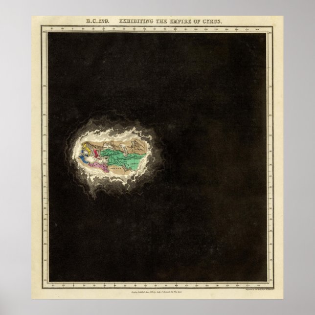 Affiche Exposer l'Empire de Cyrus 529 av. J.-C. (Devant)
