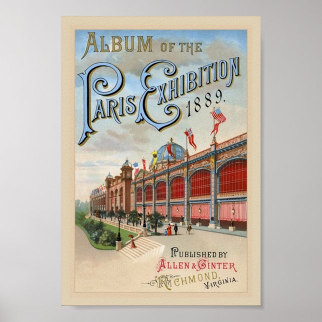 Affiche Exposition de Paris 1889 (Devant)