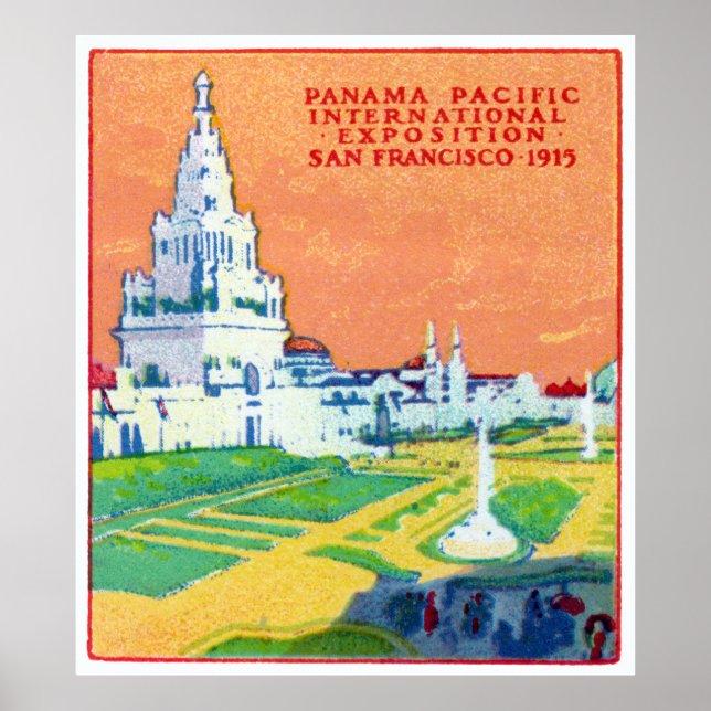 Affiche Exposition de San Francisco 1915 (Devant)