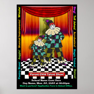 Affiche Exposition de talent de Parent-Enfant