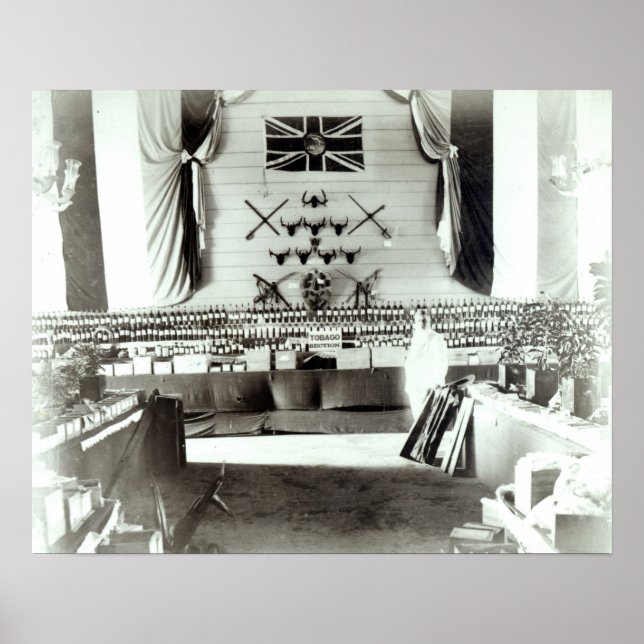 Affiche Exposition de Trinité-et-Tobago, 1890 (Devant)