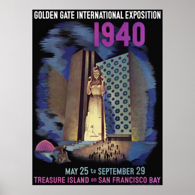 Affiche Exposition internationale de Golden Gate 1940 (Devant)