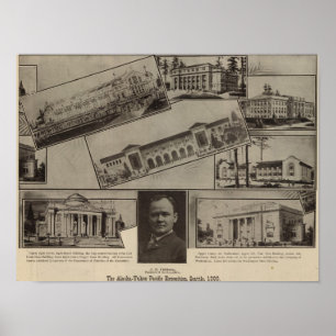 Affiche Exposition Pacifique Alaska-Yukon, Seattle, 1909