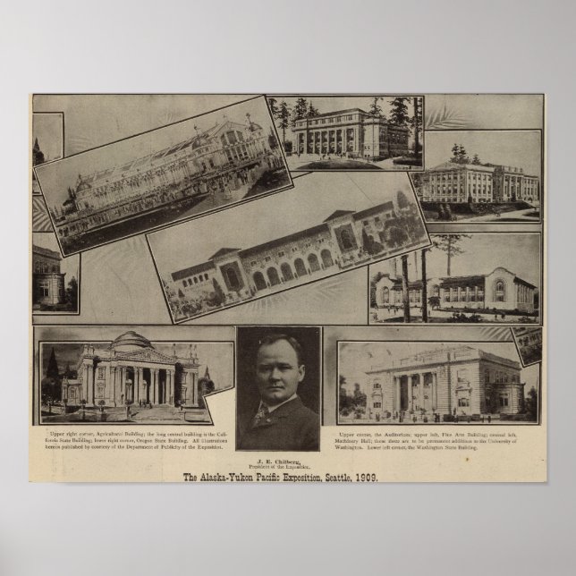 Affiche Exposition Pacifique Alaska-Yukon, Seattle, 1909 (Devant)